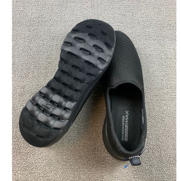 Skechers Goga Max Women US 8‎ Black Go Walk Shoes Slip-on Comfort Sneakers - Picture 3 of 7